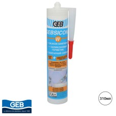 Герметик силіконовий санітарний Geb Gebsicone W прозорий 310 мл