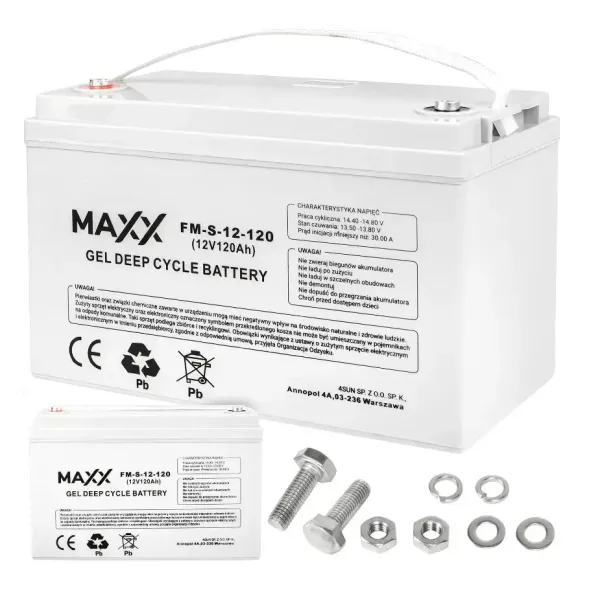 Акумулятор гелевий quot;MAXXquot; 120 Ah