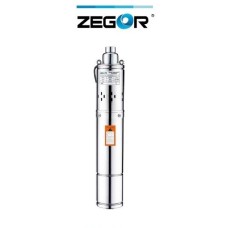 Насос глибинний шнековий ZEGOR 4QGDe1.8-50-0.55-10m /0,55Kw H110 Q2.9 /10m кабель /24міс.гарантія
