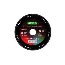 Диск алмазний по металу APRO 125х1.3х22,2 PRO