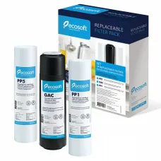 Комплект картриджів Ecosoft 1-2-3 для фільтрів зворотнього осмосу