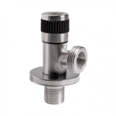 SOLONE Кран кутовий нерж 1/2quot;х3/4quot; DF-1043