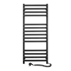 Рушникосушка електрична Stugna 480х1200 ЧОРНА Sensor (Права, 102Вт)