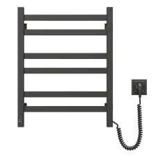 Рушникосушка електрична Авангард 480*600 ЧОРНА Sensor ( Права, 110Вт)