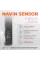 Рушникосушка електрична Avalon 480х1000 ЧОРНА Sensor (Ліва, 188Вт) — фото 2