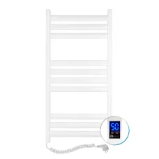 Рушникосушка електрична Ellipse 500х1000 Білий оксамит Sensor (Ліва, 260 Вт)