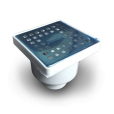 Трап для душу quot;Vertical Dropsquot; 15*15 см нержавіючий