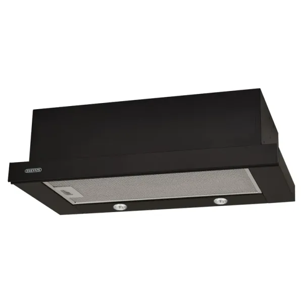 Витяжка кухонна ELEYUS BREEZE 700 60 BL (чорна, телескопічна)