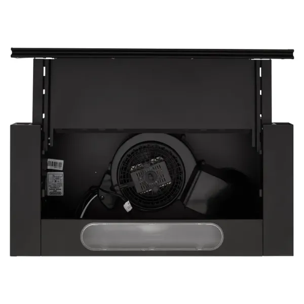Витяжка кухонна ELEYUS BREEZE 470 60 BL (чорна, телескопічна)