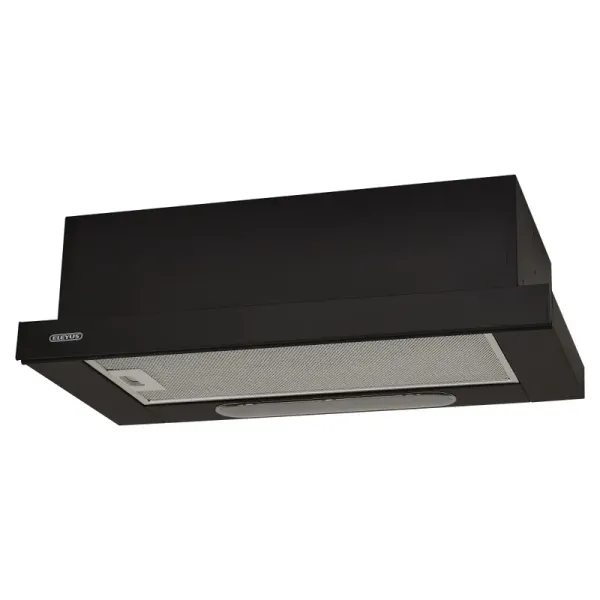 Витяжка кухонна ELEYUS BREEZE 470 60 BL (чорна, телескопічна)