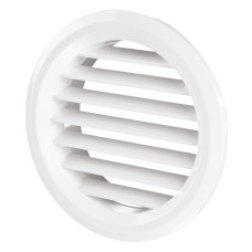 Решітка дверна (VENTS) Ø50 мм біла