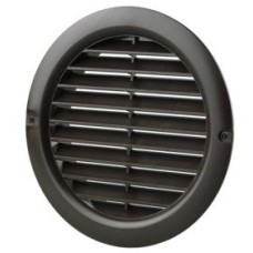 Решітка вентиляційна (VENTS) Ø100 чорна (з москітною сіткою)