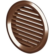 Решітка дверна (VENTS) Ø80 мм коричнева