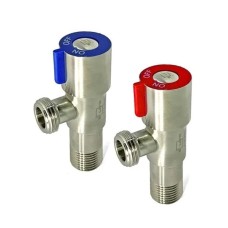 SOLONE Кран кутовий нерж 1/2quot;х1/2quot; DF-1222