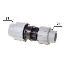Муфта Перехідна ПЕ Ø32хØ25 (SantehPlast.COS)