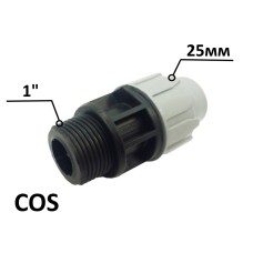 Муфта ПЕ Ø25x1quot;3 (Santehplast.COS)