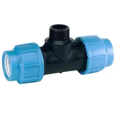 Трійник ПЕ Ø25x1/2quot;ЗxØ25 (SantehPlast)